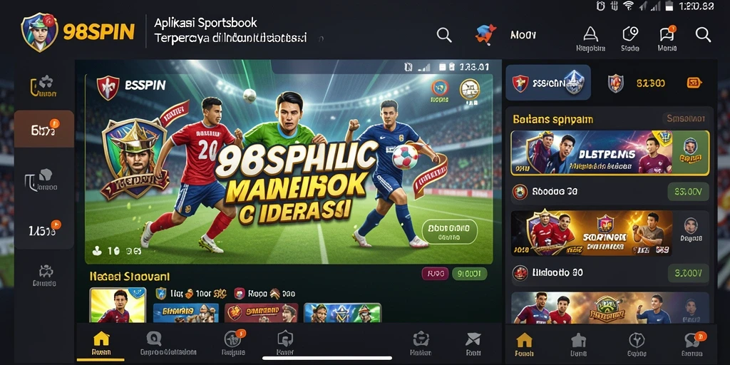 Screenshot gameplay menarik dari 98SPIN yang menunjukkan fitur sportsbook.