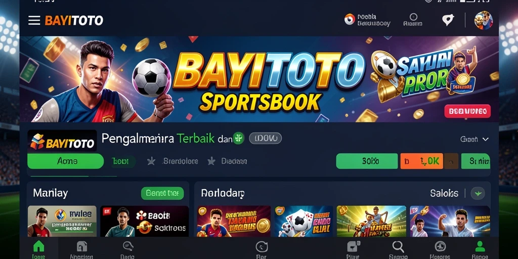 Tampilan menarik dan intuitif dari gameplay BAYITOTO.