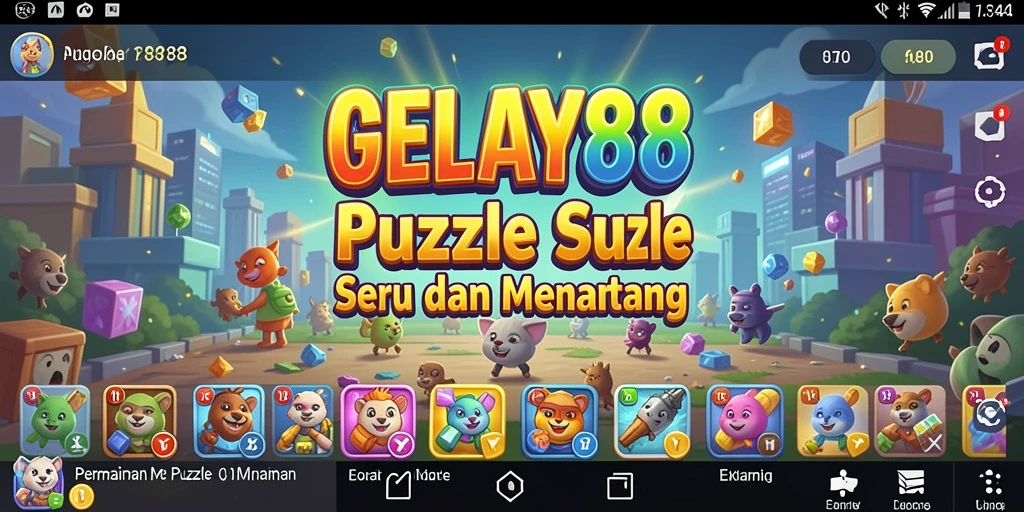 GELAY88 menampilkan gameplay Puzzle yang menantang dan seru.