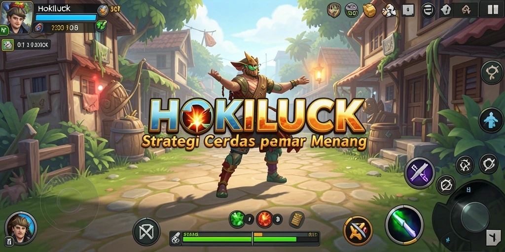 Screenshot HOKILUCK menampilkan gameplay yang intens dan strategis.