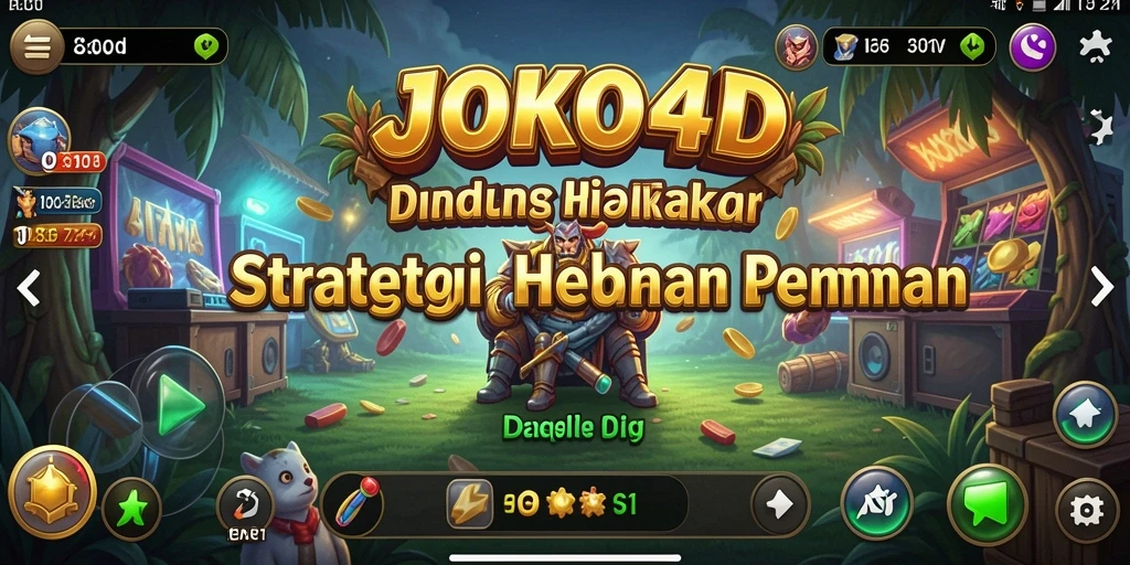 Tampilan gameplay seru dalam JOKO4D yang menantang.