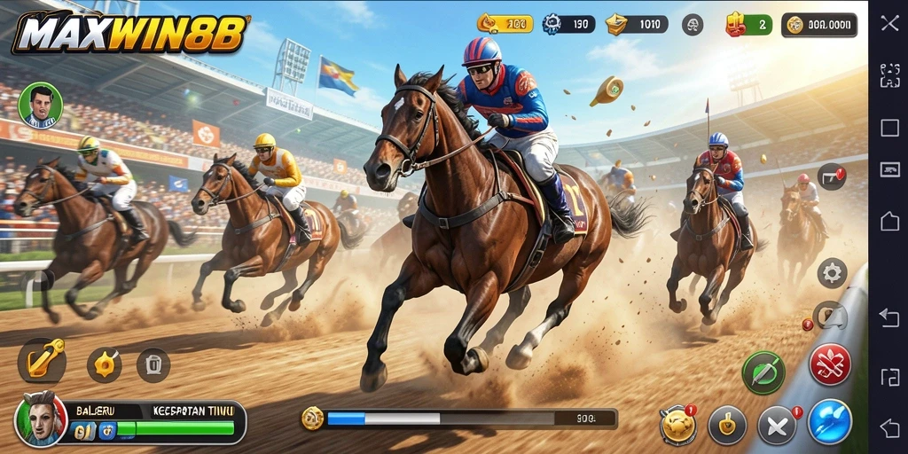 Gameplay seru dan mendebarkan dari MAXWIN88 dalam balapan kecepatan tinggi.