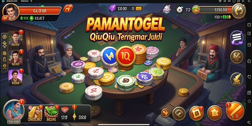 Screenshot PAMANTOGEL menampilkan gameplay QiuQiu yang seru dan interaktif.