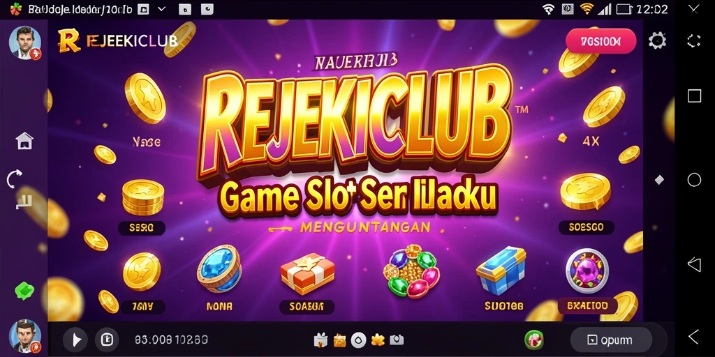 Gameplay seru dari REJEKICLUB dengan tampilan mesin Slot yang memukau.