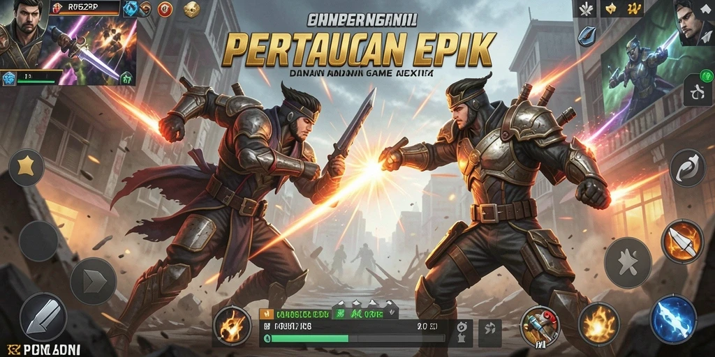 Tampilan gameplay RP62RP yang dinamis dan penuh aksi.