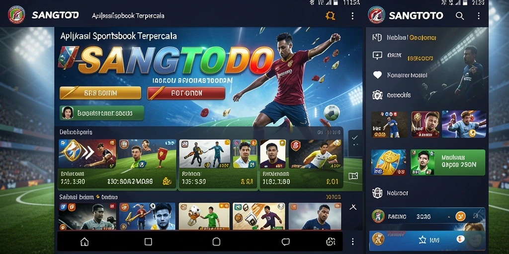 Screenshot SANGTOTO menampilkan antarmuka taruhan olahraga yang menarik.