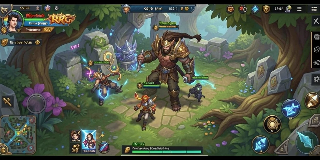 Screenshot gameplay SVIP2 yang menampilkan aksi seru dalam dunia RPG.