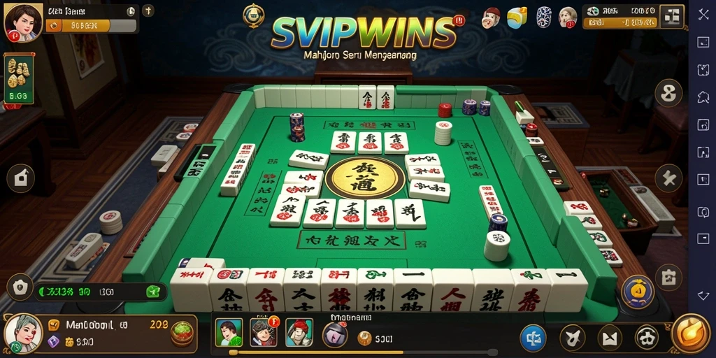 Tampilan gameplay <strong>SVIPWINS</strong> yang seru dan interaktif dalam Mahjong.
