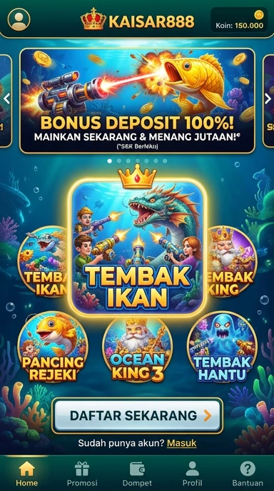 Tampilan utama aplikasi kaisar888 dengan pilihan aplikasi yang menarik.